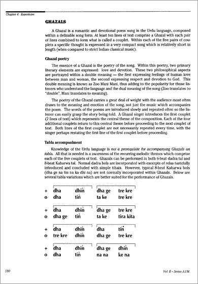 Volume II</em>: Indian Influence (Tabla Perspectives) page 180