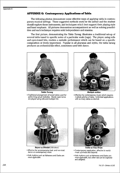 Volume II</em>: Indian Influence (Tabla Perspectives) page 238